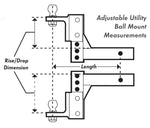 Ball Mount and Shank - 14"