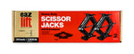 24" Scissor Jacks, 7500-pound, 2-pack