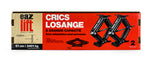 24" Scissor Jacks, 7500-pound, 2-pack